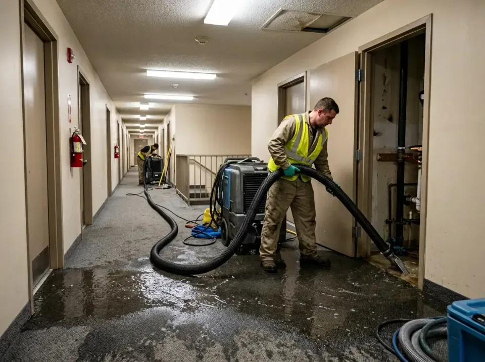 multi-unit-apartment-hallway-f-005 — frequently asked questions, Emergency Burst Pipe Water Extraction & Removal in Ten Mile…
